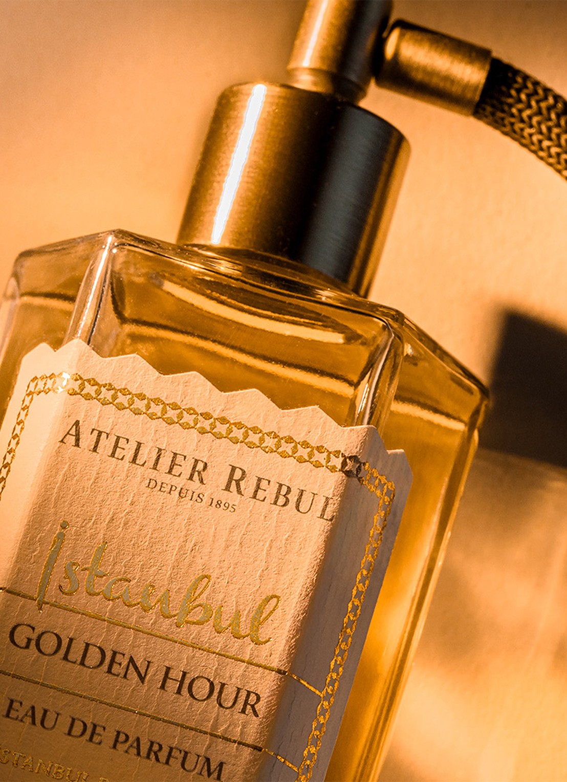 Atelier Rebul Istanbul Golden Hour Eau de Parfum - voorkant 4 vanillegeel