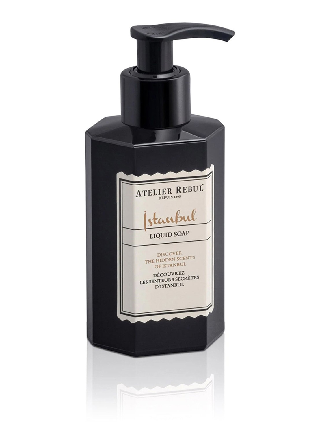 Atelier Rebul Istanbul handzeep 100 ml - voorkant 3 zwart