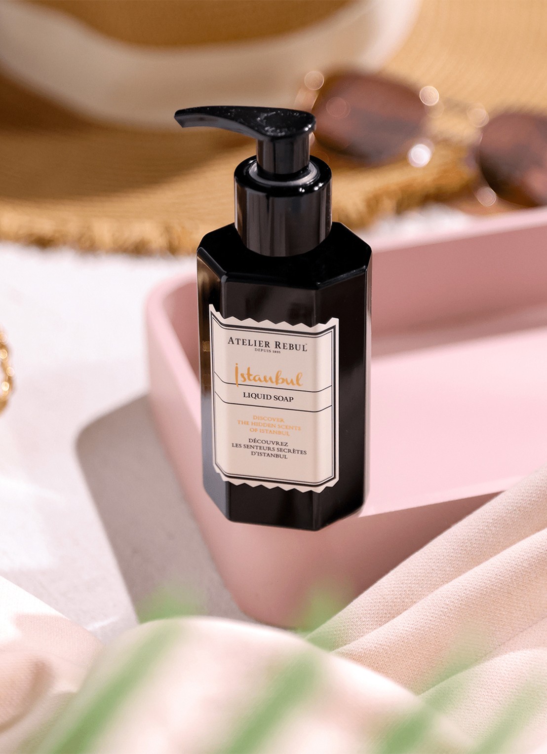 Atelier Rebul Istanbul handzeep 100 ml - voorkant 4 zwart
