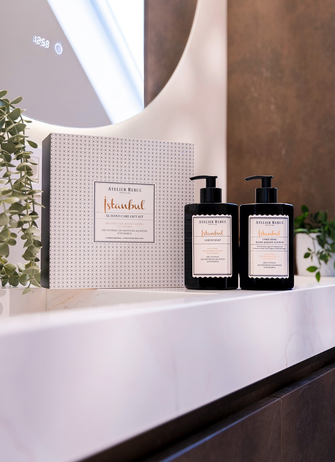 Atelier Rebul Istanbul XL handzeep en handlotion - verzorgingsset - achterkant 3 undefined