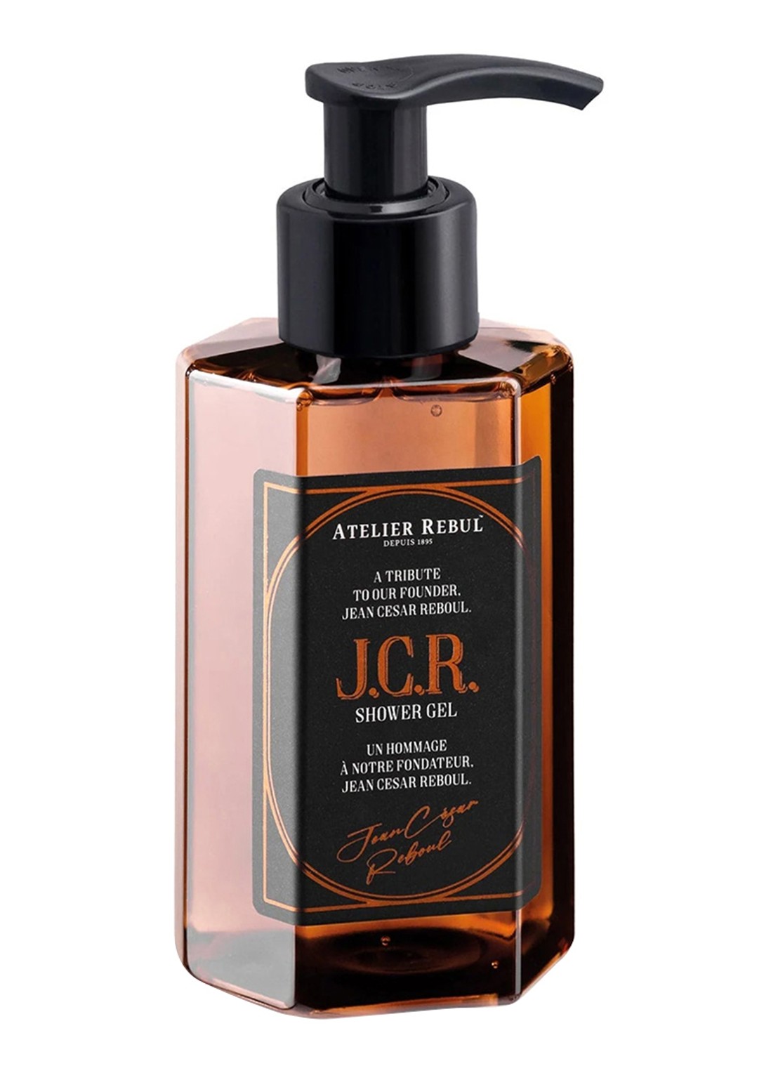 Atelier Rebul J.C.R. douchegel 100 ml - voorkant bruin