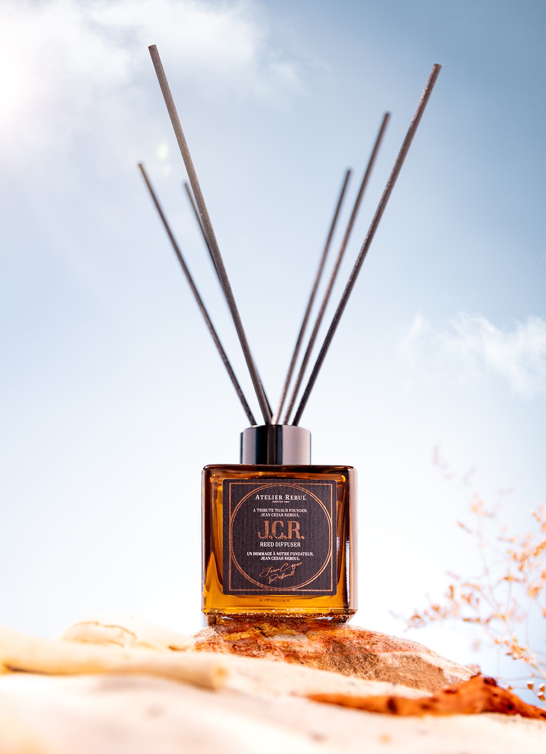 Atelier Rebul J.C.R. Geurstokjes 120ml - detail bruin