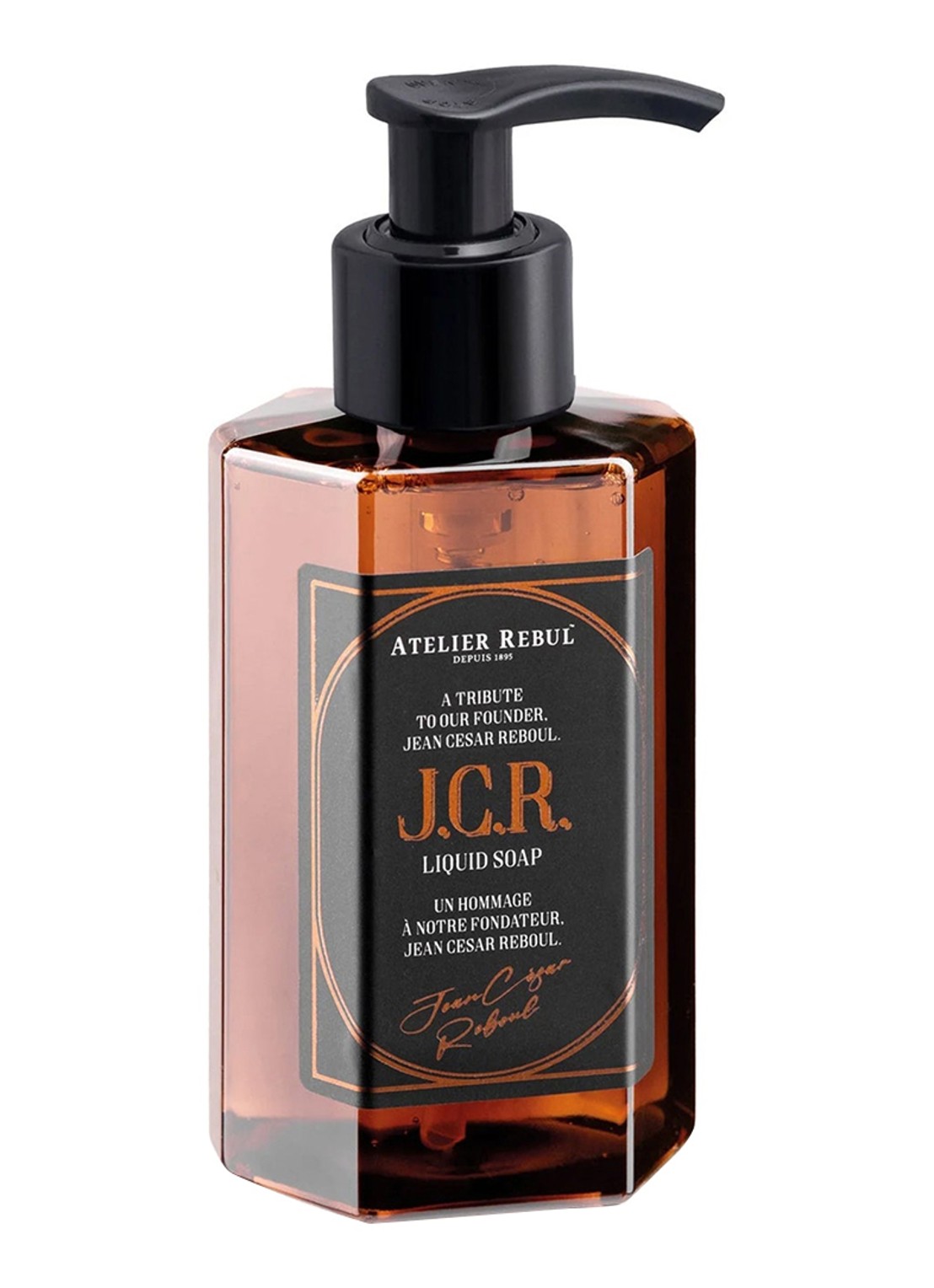 Atelier Rebul J.C.R. handzeep 100 ml - voorkant 2 bruin