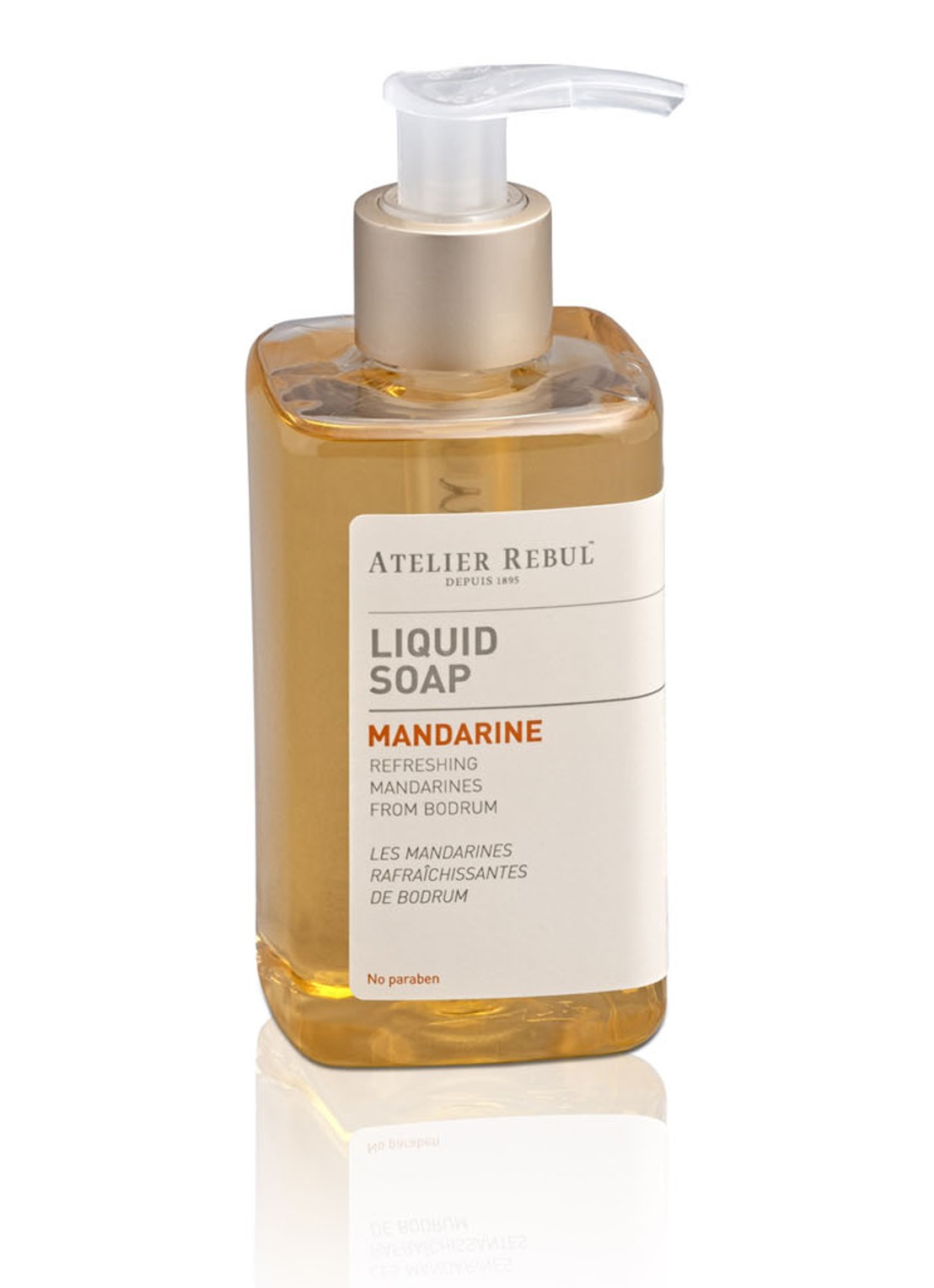 Atelier Rebul Mandarine Liquid Soap - handzeep - voorkant undefined