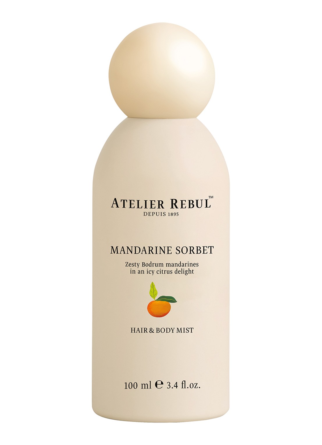 Atelier Rebul Mandarine Sorbet Hair & Body Mist 100ml - voorkant 2 undefined