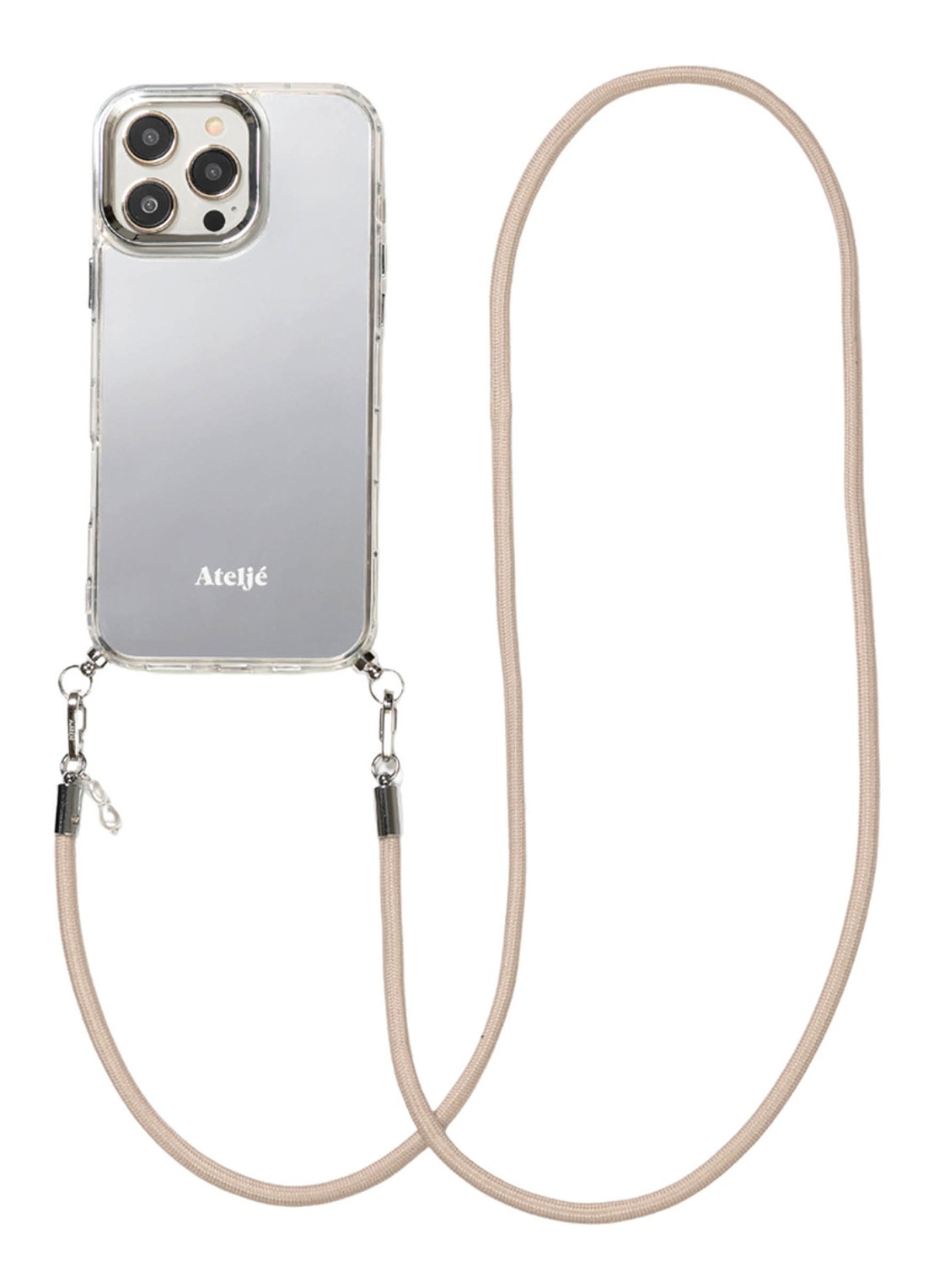 Ateljé Dusk telefoonkoord  - detail beige