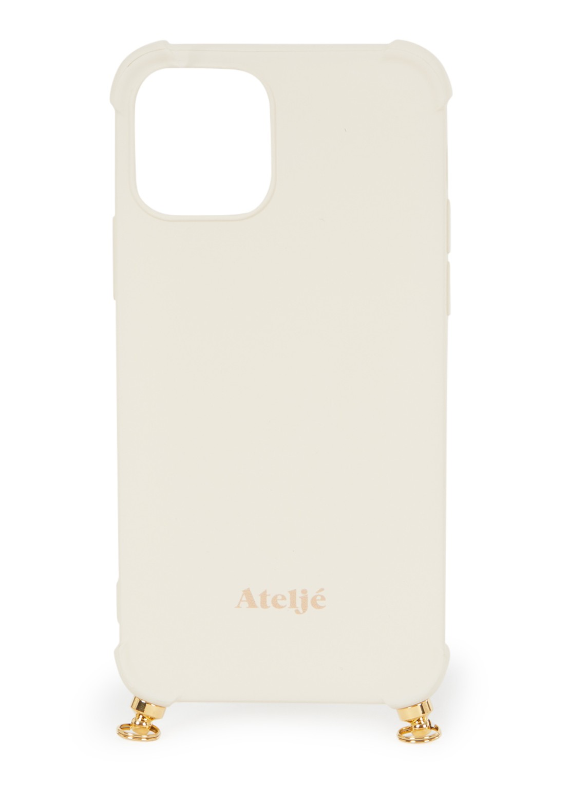 Ateljé Telefoonhoes van iPhone 12 / 12 Pro - voorkant creme