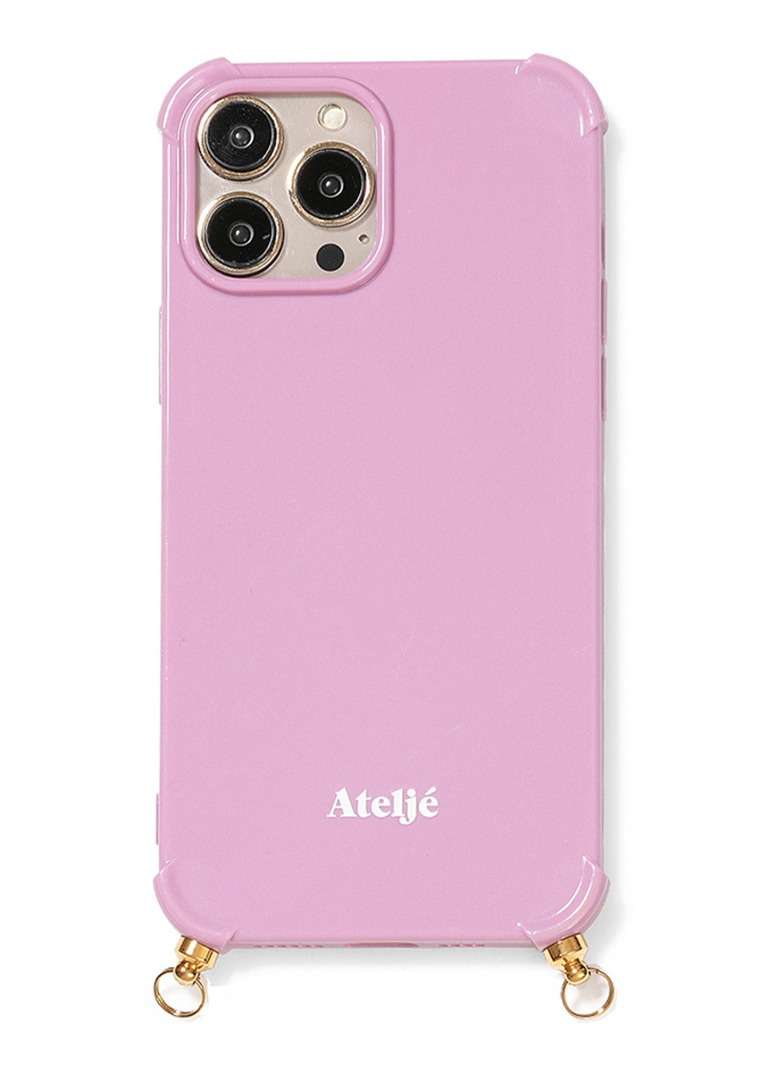 Ateljé Telefoonhoes voor iPhone 13 Pro Max - voorkant roze