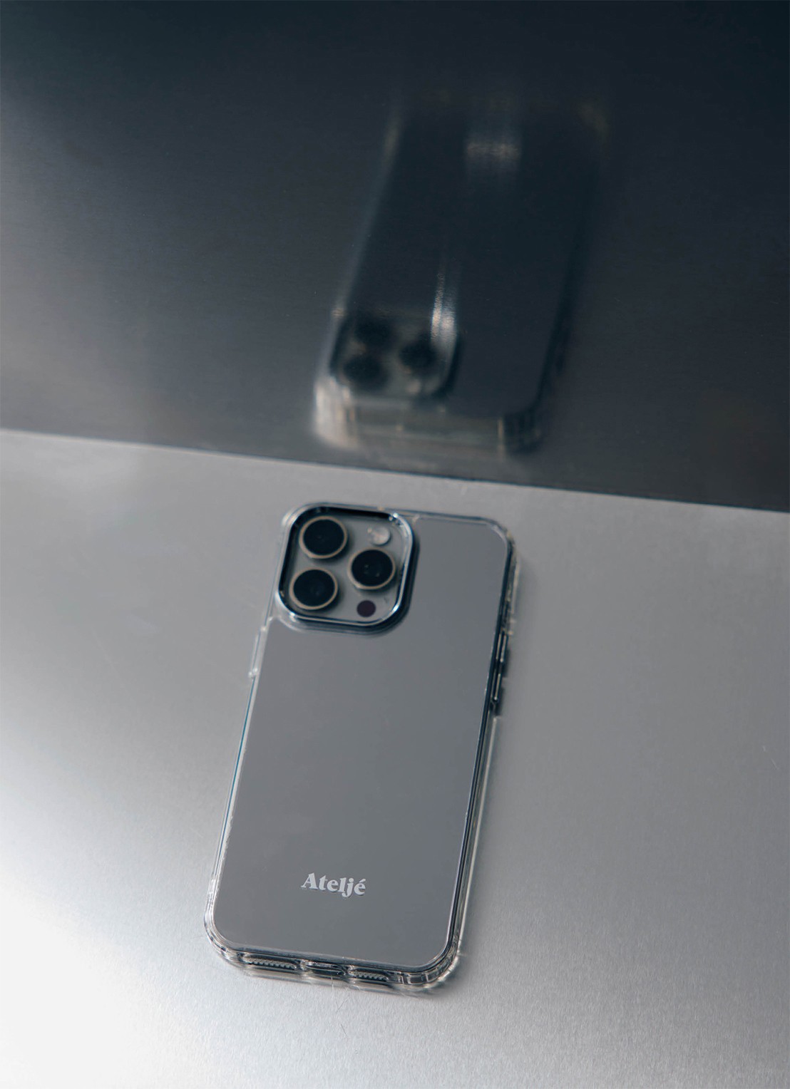Ateljé Telefoonhoes voor iPhone 13 Pro Max - achterkant 3 zilver