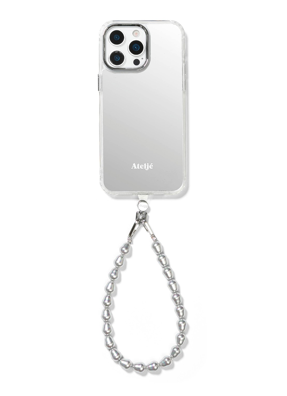 Ateljé Telefoonhoes voor iPhone 14 Pro - detail zilver