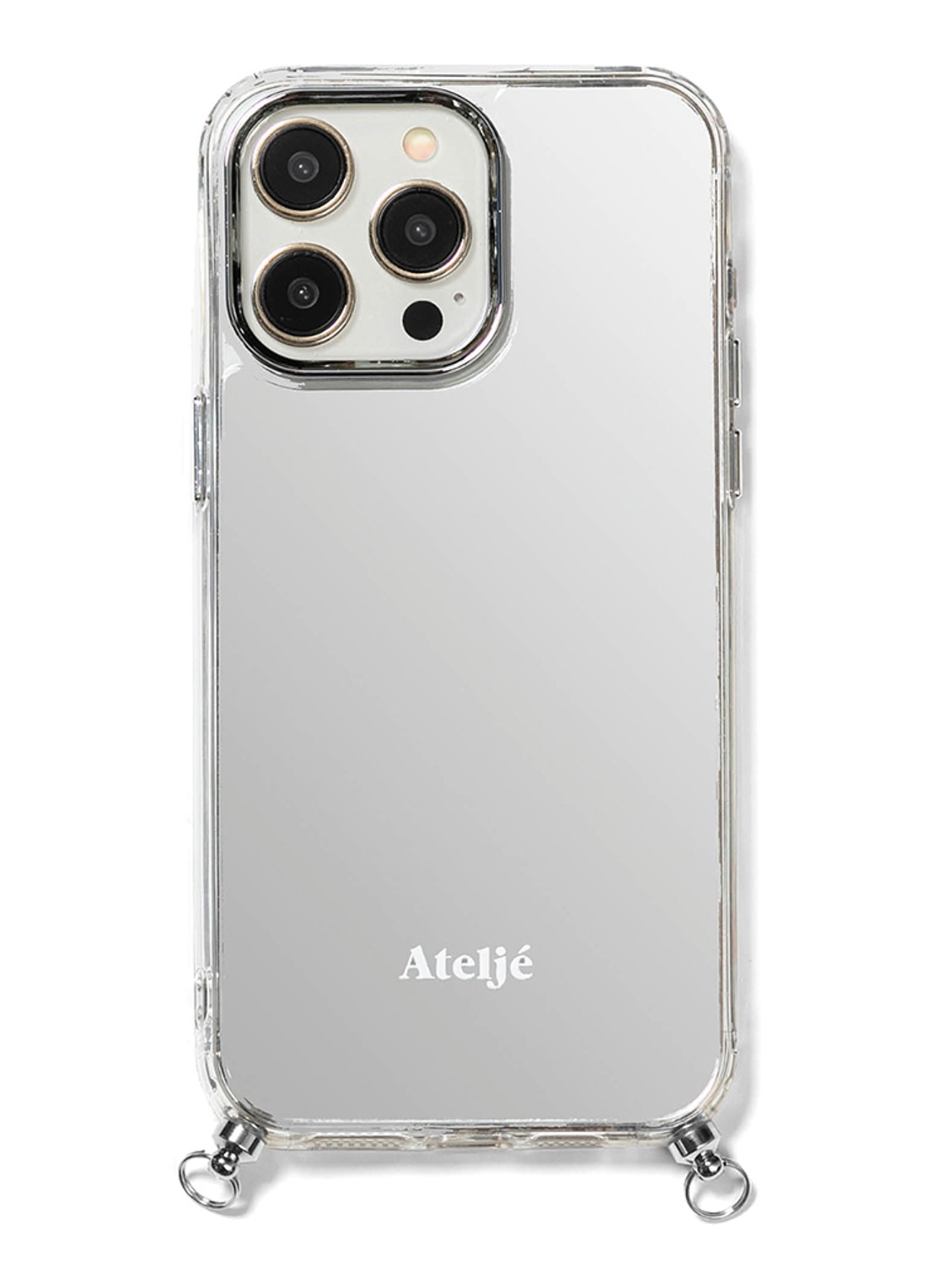 Ateljé Telefoonhoes voor iPhone 14 - voorkant 2 zilver