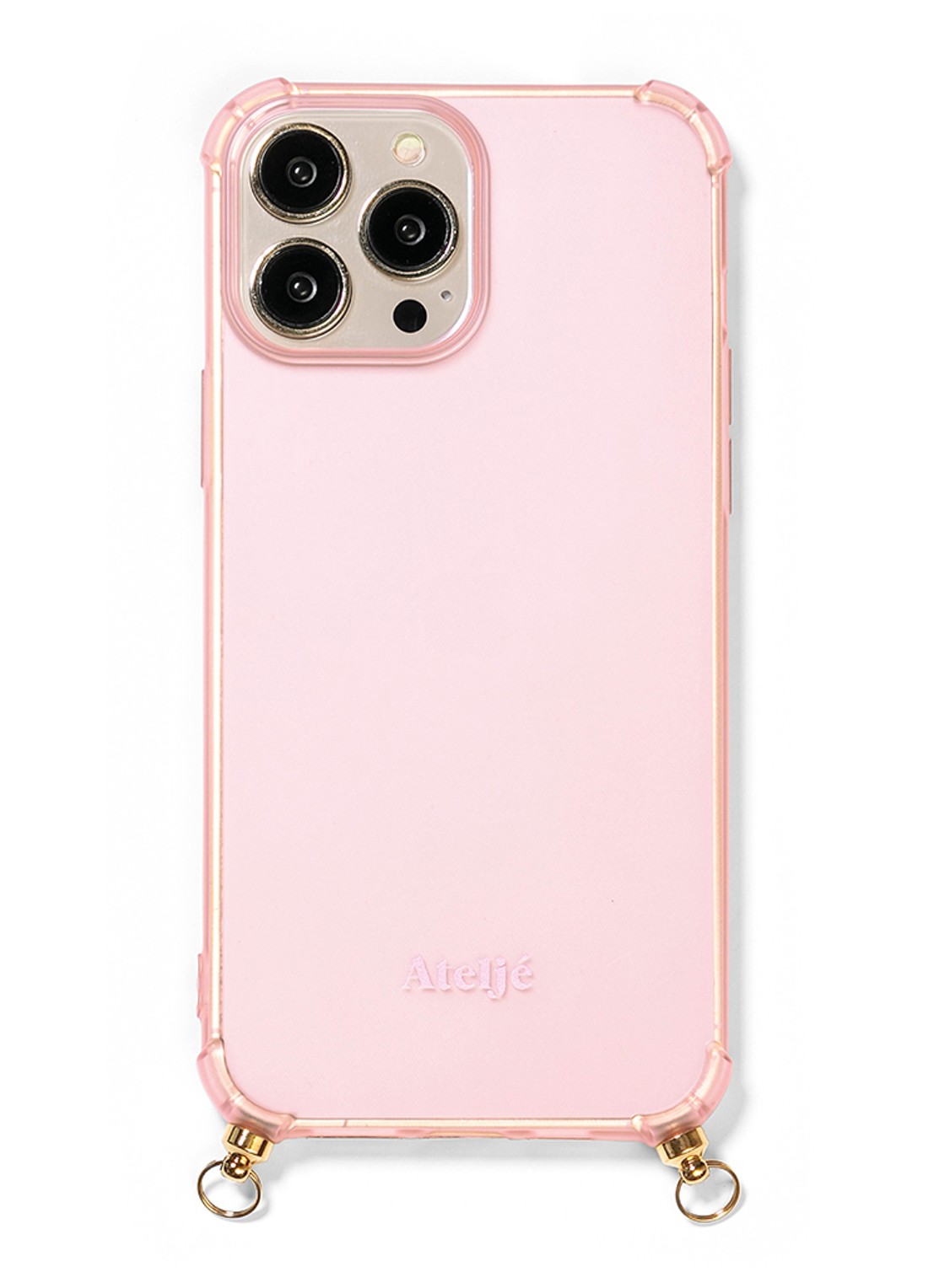 Ateljé Telefoonhoes voor iPhone 15 Pro Max - voorkant 2 roze
