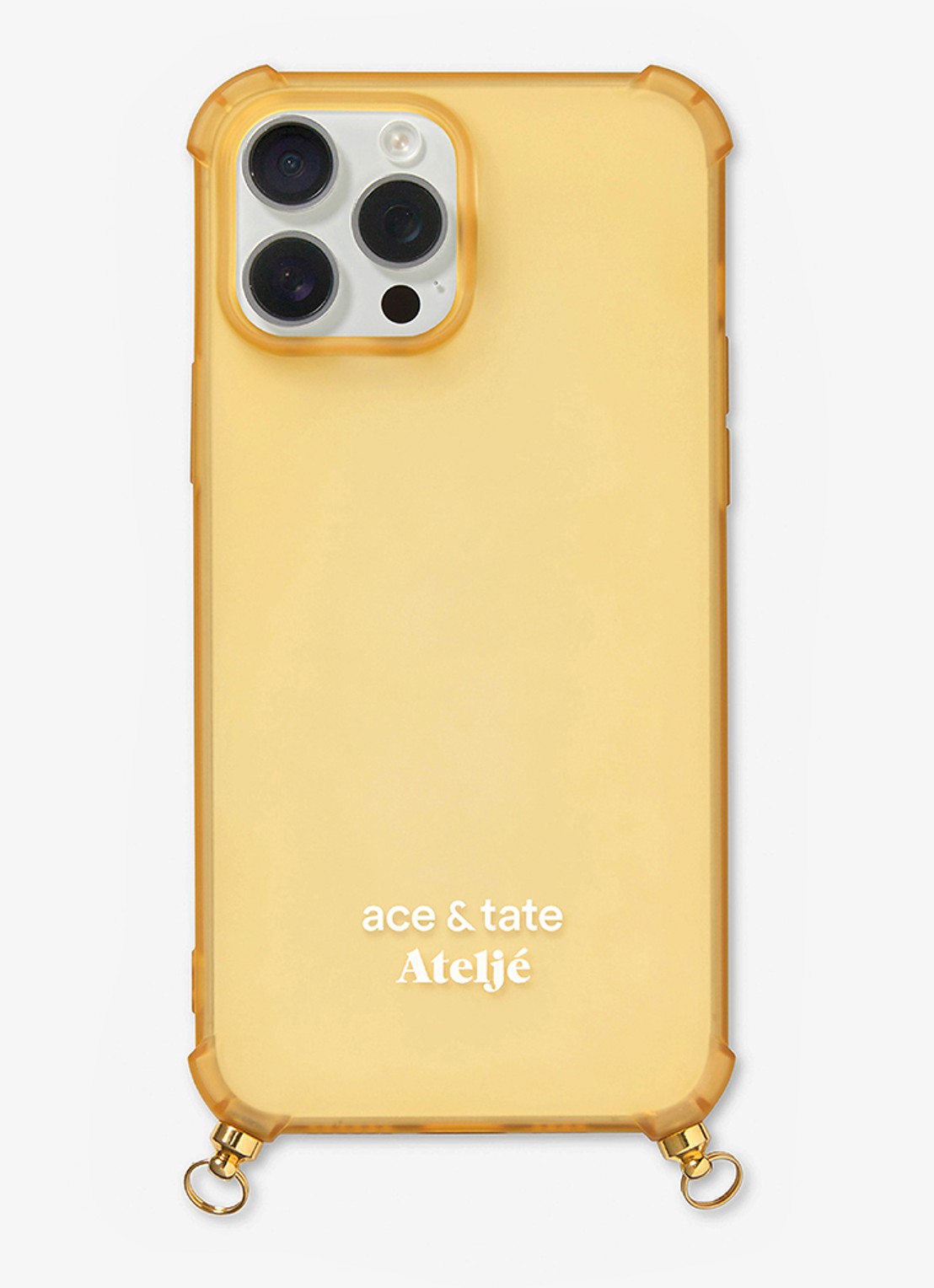 Ateljé Telefoonhoes voor iPhone 15 pro - voorkant geel