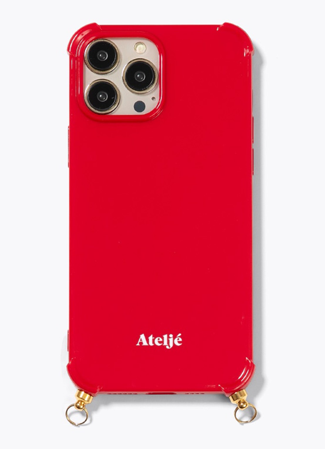 Ateljé Telefoonhoes voor iPhone 16 Plus  - voorkant rood