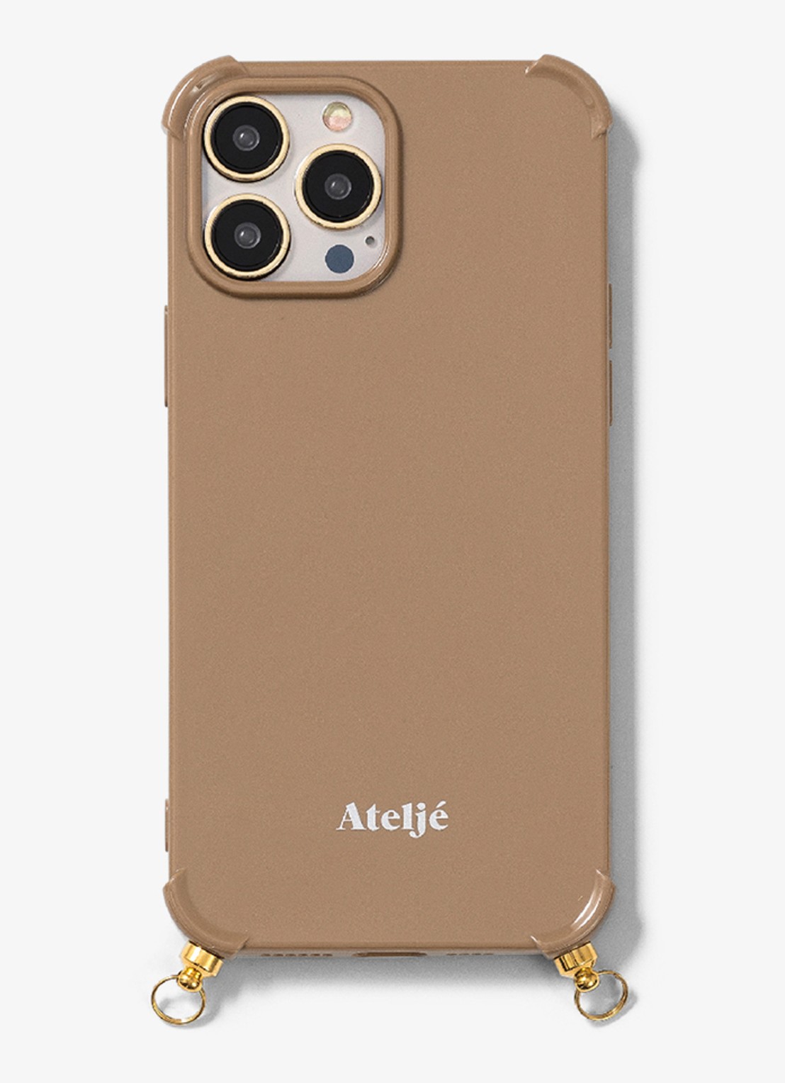 Ateljé Telefoonhoes voor iPhone 16 Pro - voorkant camel