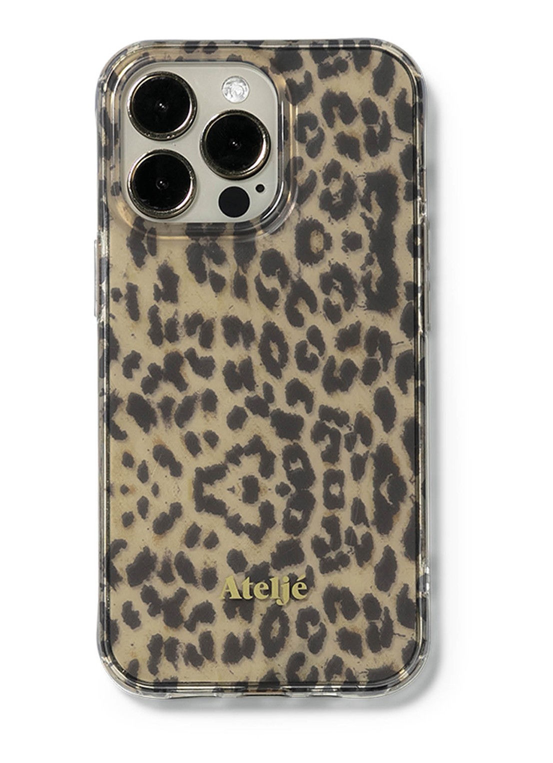 Ateljé Telefoonhoes voor iPhone 16 Pro - voorkant 3 bruin