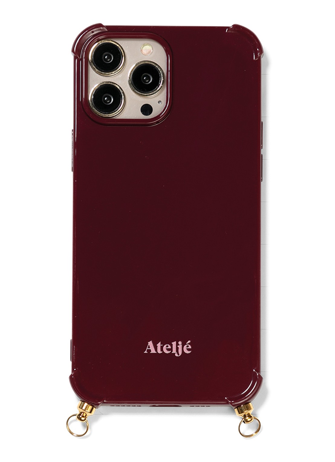 Ateljé Telefoonhoes voor iPhone 17 Air - voorkant 3 bordeauxrood