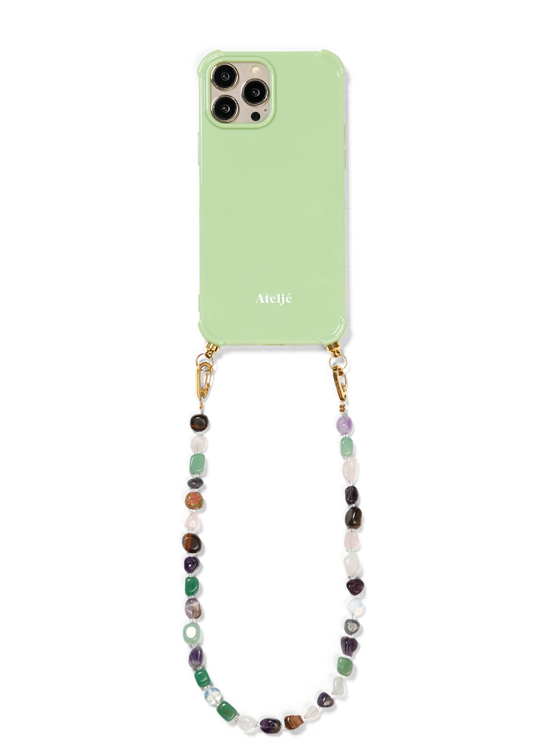 Ateljé Telefoonhoes voor iPhone 17 Pro - detail 2 lichtgroen