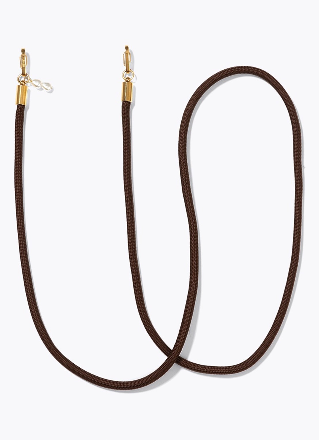 Ateljé Terra crossbody telefoonkoord - voorkant donkerbruin