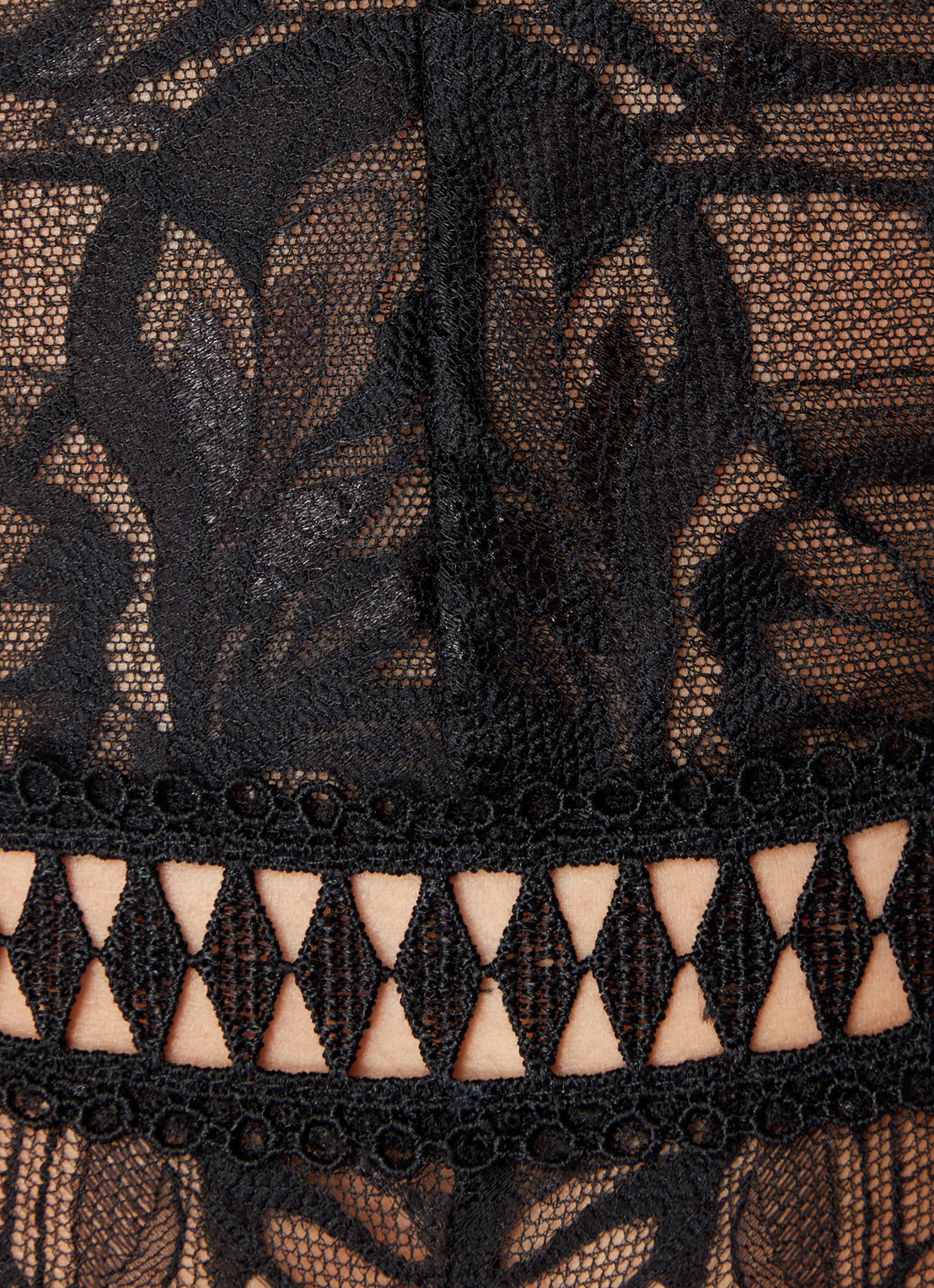 Aubade After Hours bustier van kant - detail 5 zwart