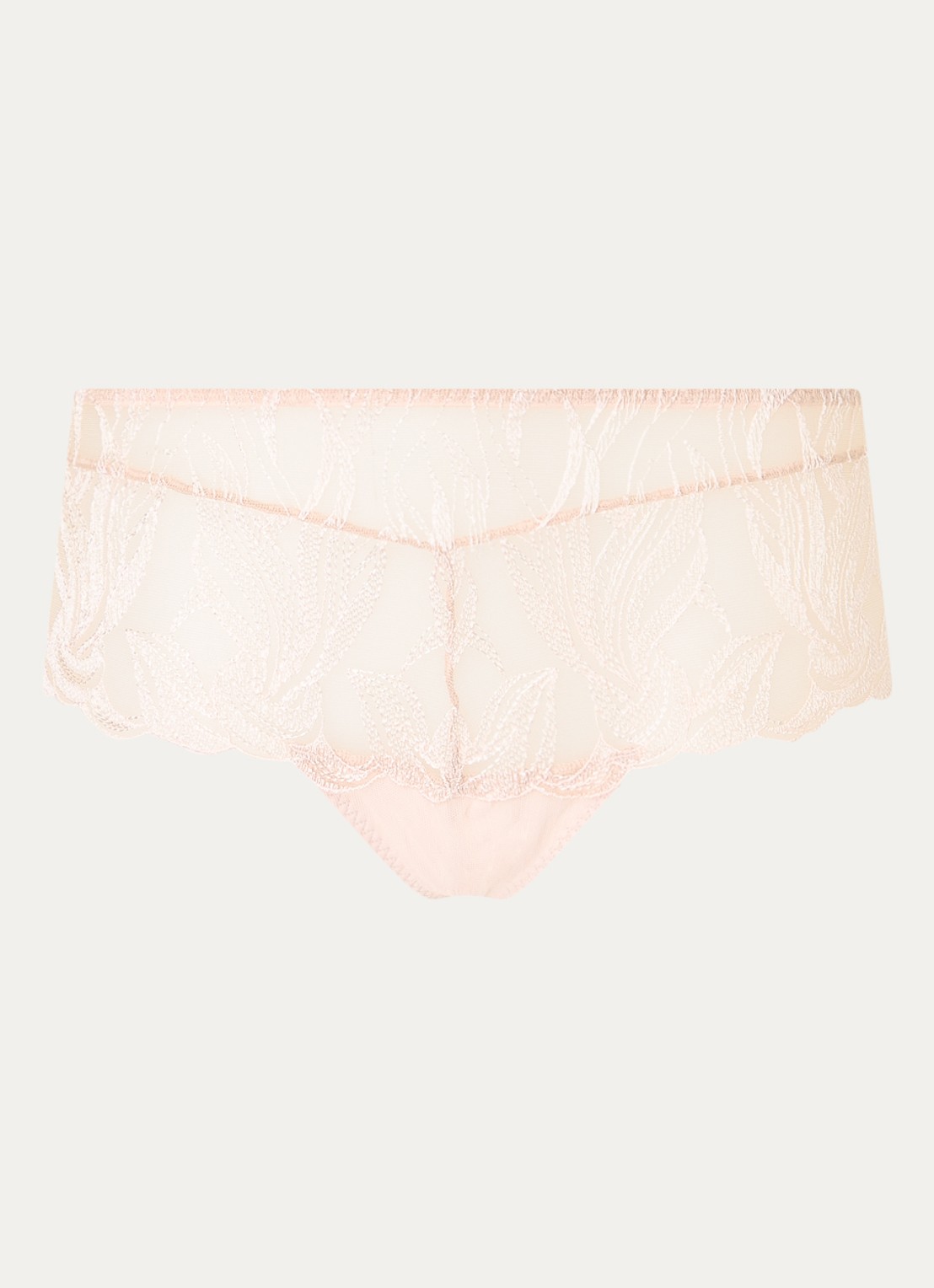 Aubade Into The Groove shorty van mesh - voorkant 2 beige