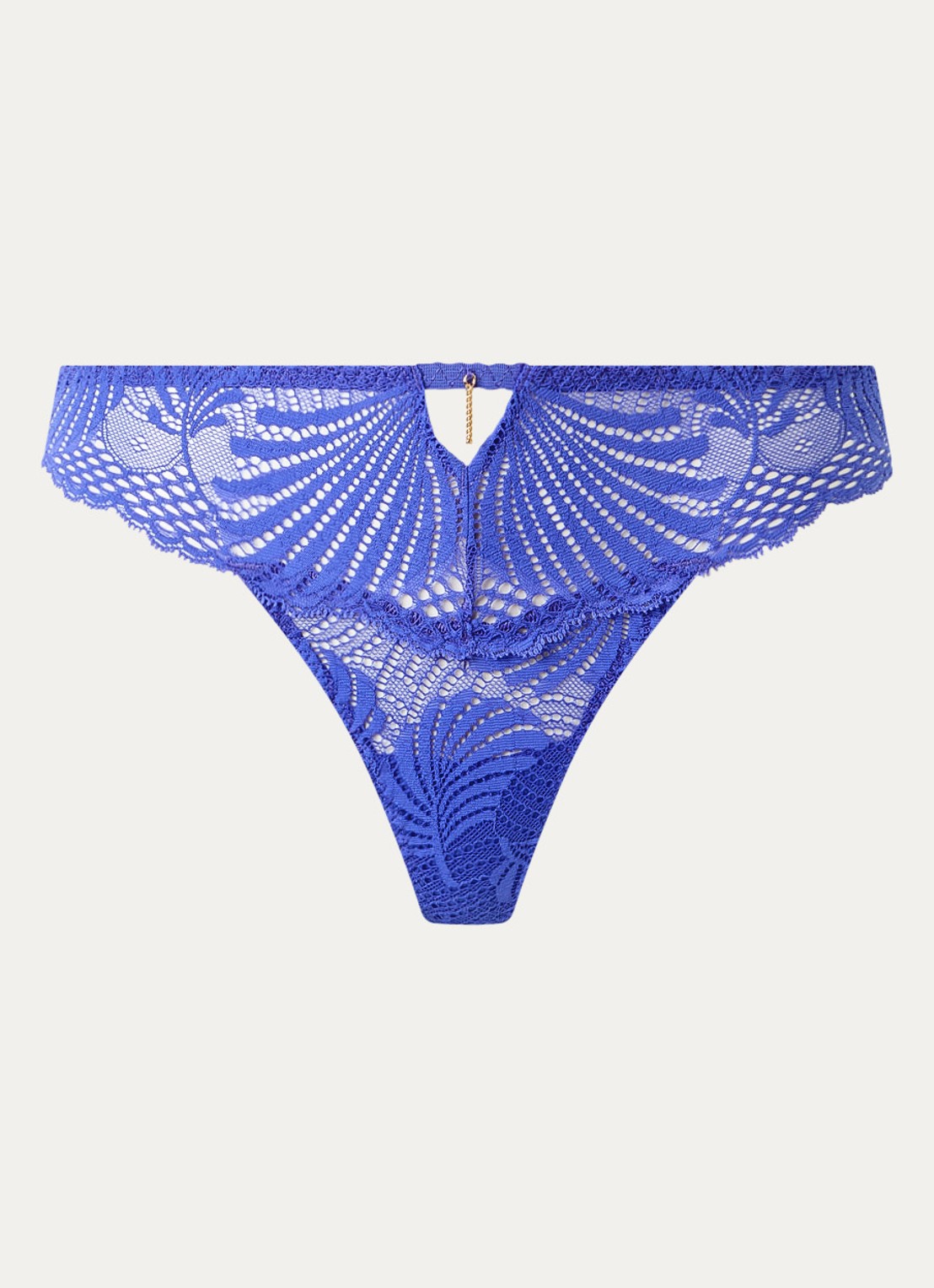 Aubade Rhythm Of Desire string van kant - voorkant 2 royalblauw