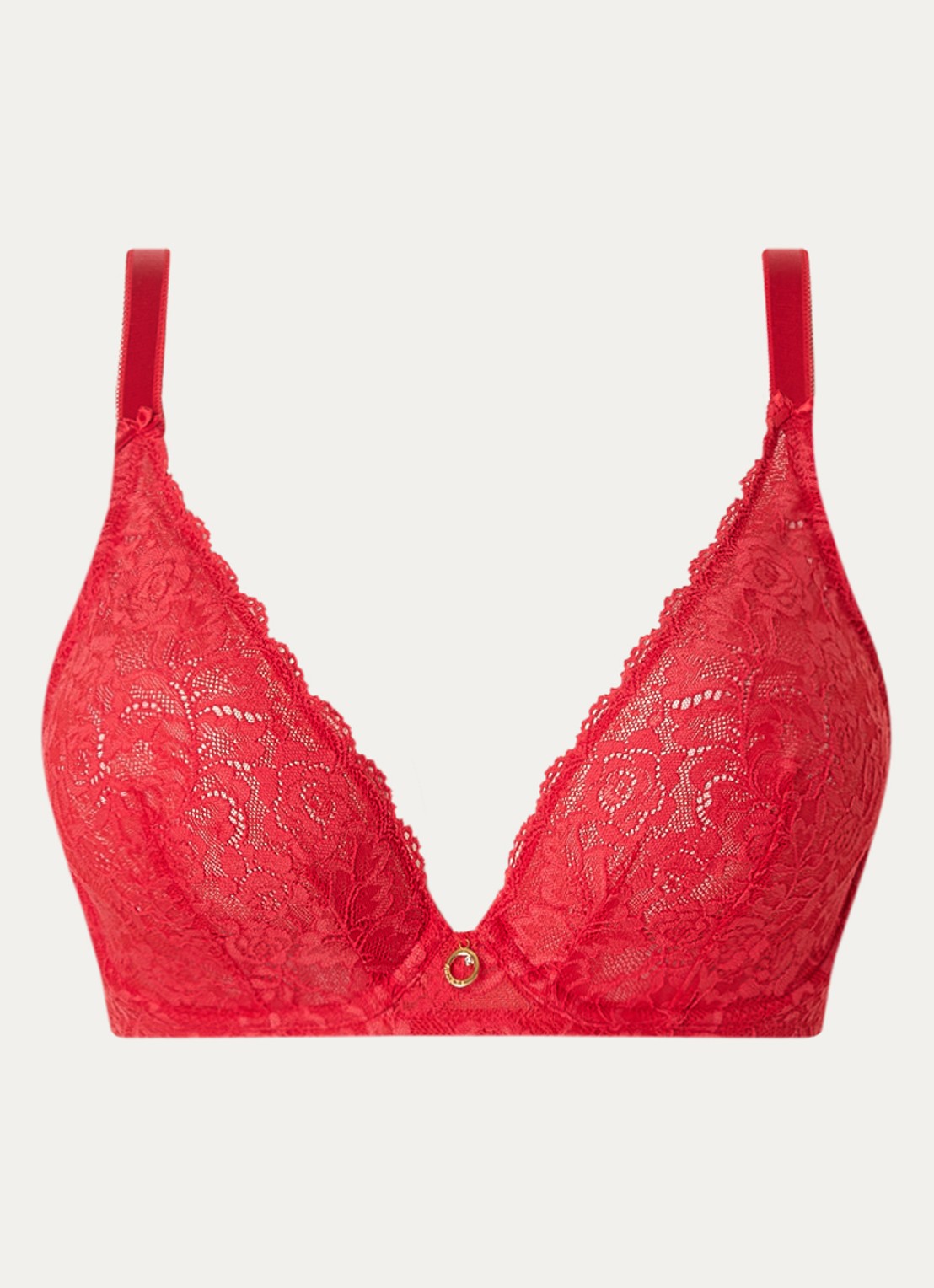 Aubade Rosessence beugel bh van kant - voorkant 4 rood