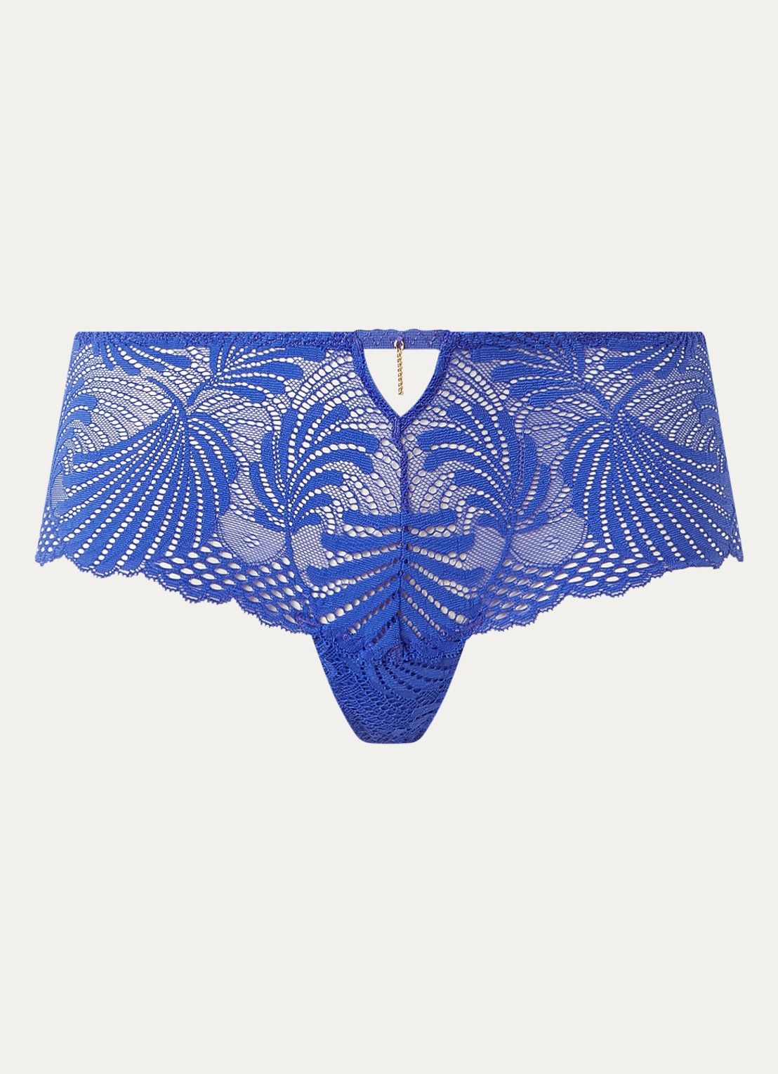 Aubade Rythm Of Desire shorty van kant - voorkant 3 kobaltblauw