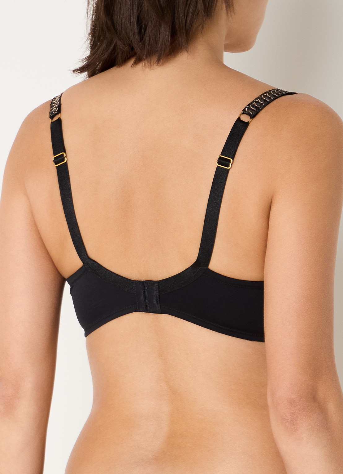 Aubade Voodoo Kiss voorgevormde push-up bh met borduring - achterkant 5 beige