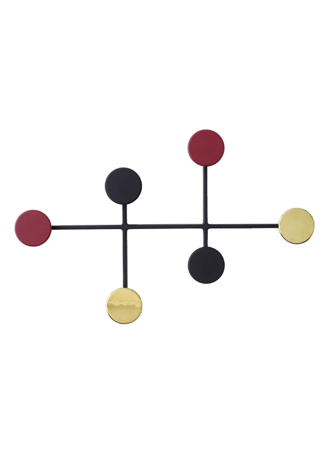 Audo Copenhagen Afteroom wandkapstok medium  - voorkant multicolor