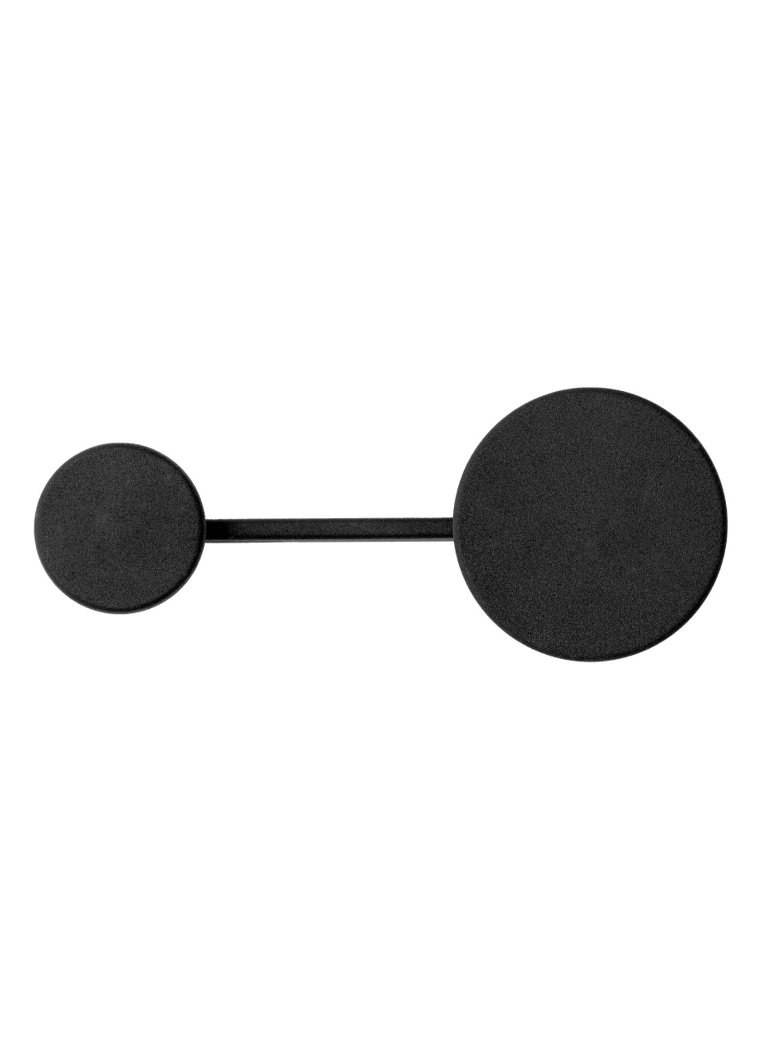 Audo Copenhagen Afteroom wandkapstok small  - voorkant zwart