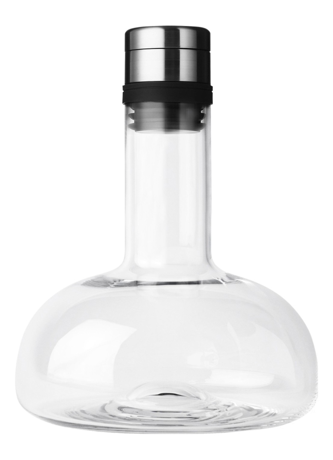Audo Copenhagen Wine Breather decanteerkaraf  - voorkant transparant