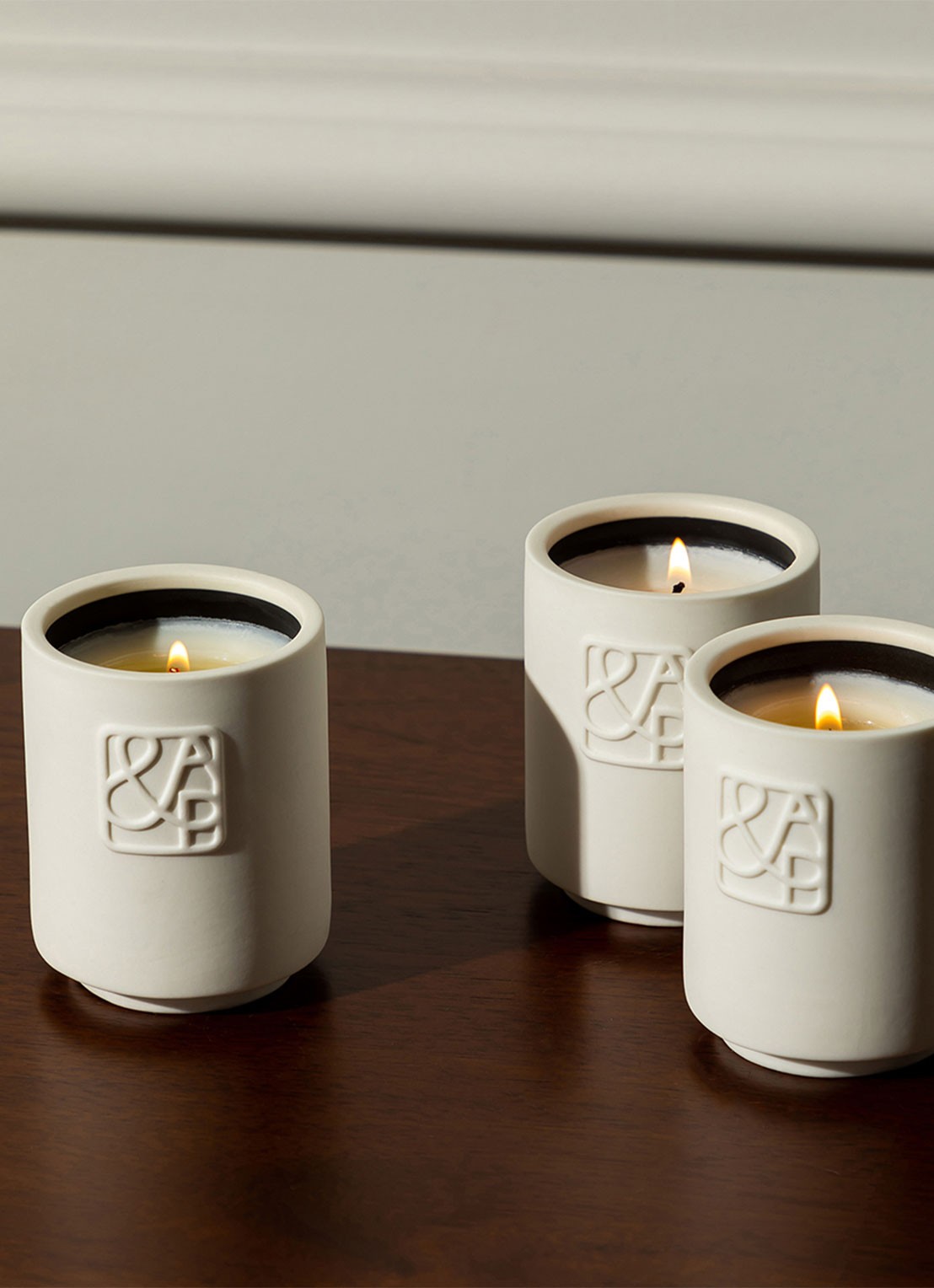 AUGUST&PIERS Mini Candle Trio Gift Set - geurkaars set van 3 - detail 3 undefined