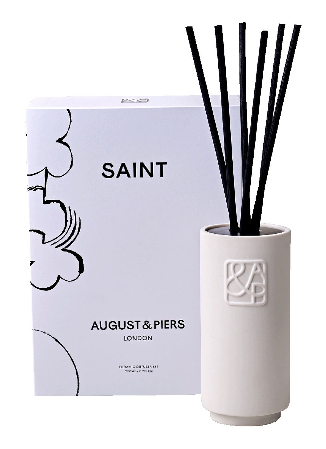 AUGUST&PIERS Saint Ceramic Diffuser Set - geurstokjes - detail 4 undefined