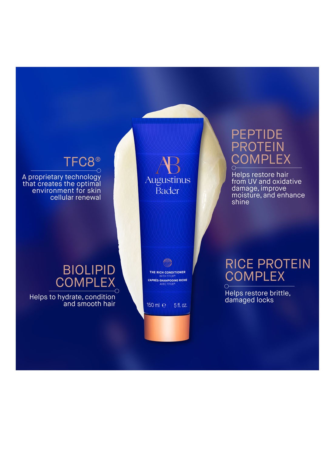 Augustinus Bader The Rich Conditioner - herstellende conditioner - detail 5 undefined