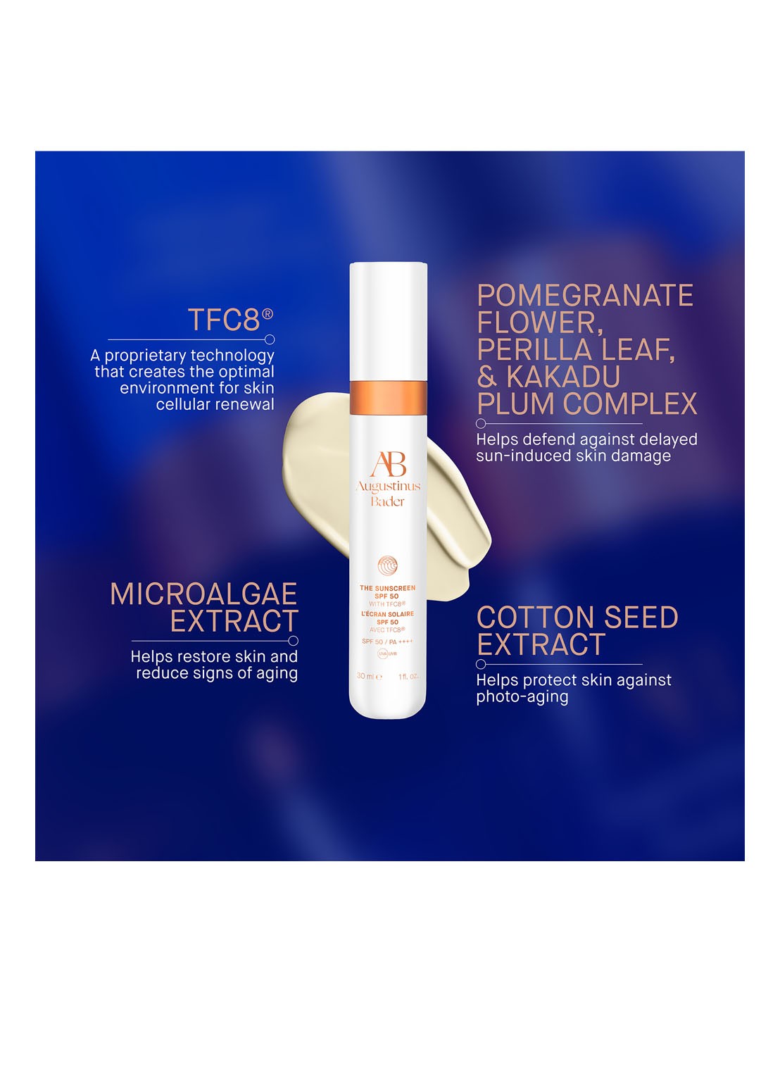 Augustinus Bader The Sunscreen SPF 50 - zonnebrand voor het gezicht - detail 6 undefined