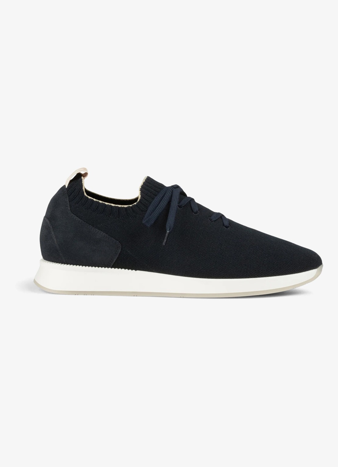 Aurélien Active Knit 2.0 sneaker met gebreid bovenwerk van wol - voorkant 3 navy-410 / blauw