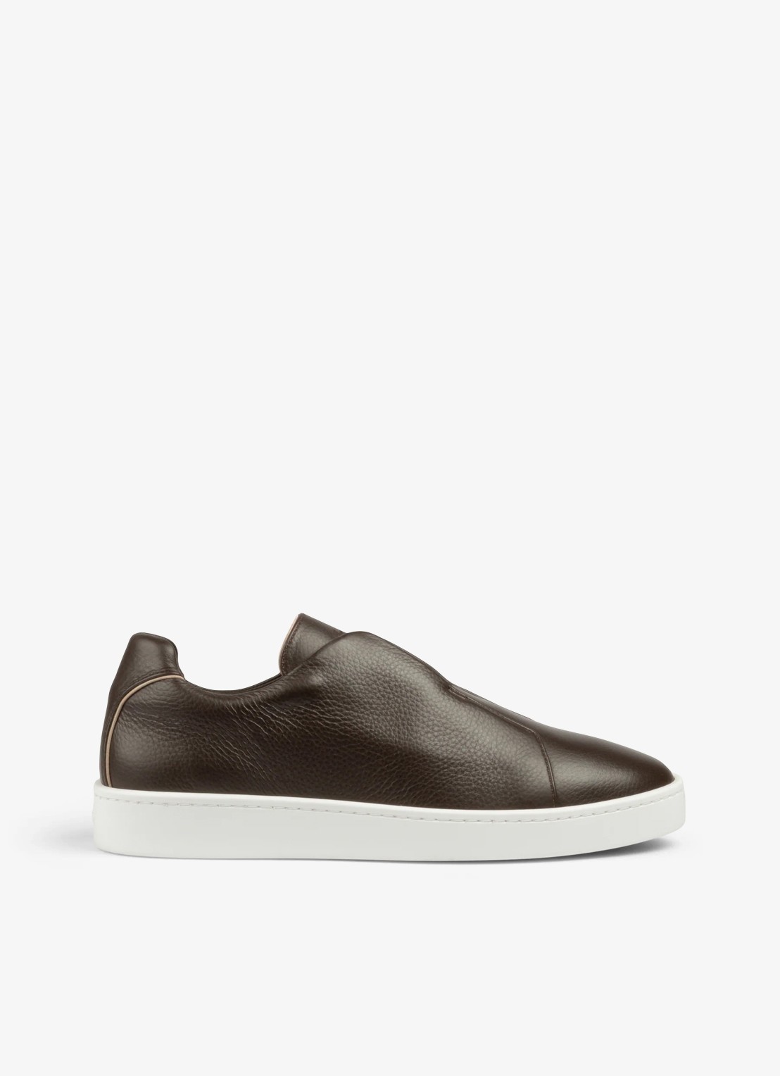 Aurélien AUR3 sneaker van kalfsleer - voorkant 4 brown-200 / bruin