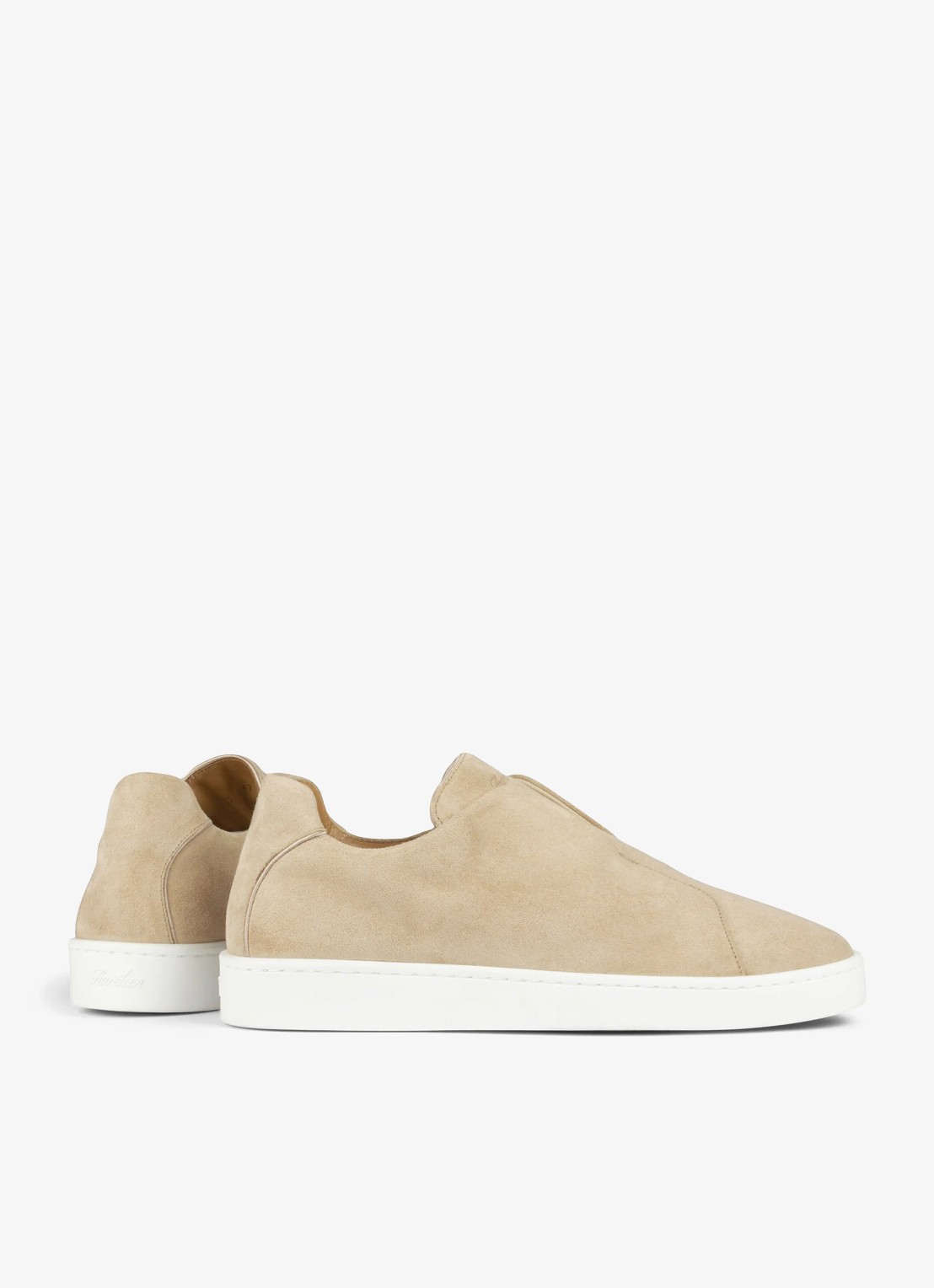 Aurélien AUR3 sneaker van suède - achterkant 4 beige-260 / beige