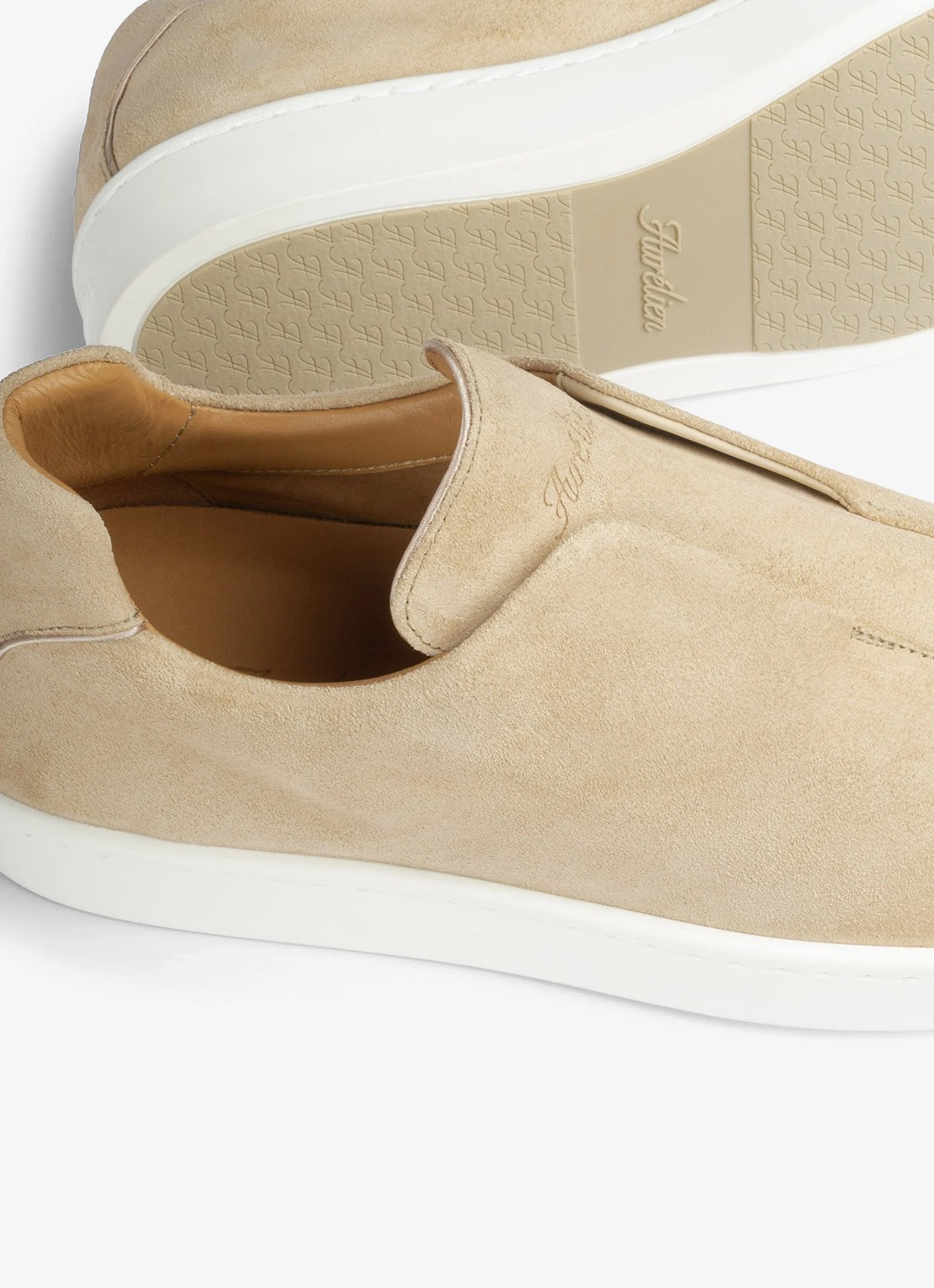Aurélien AUR3 sneaker van suède - detail beige-260 / beige