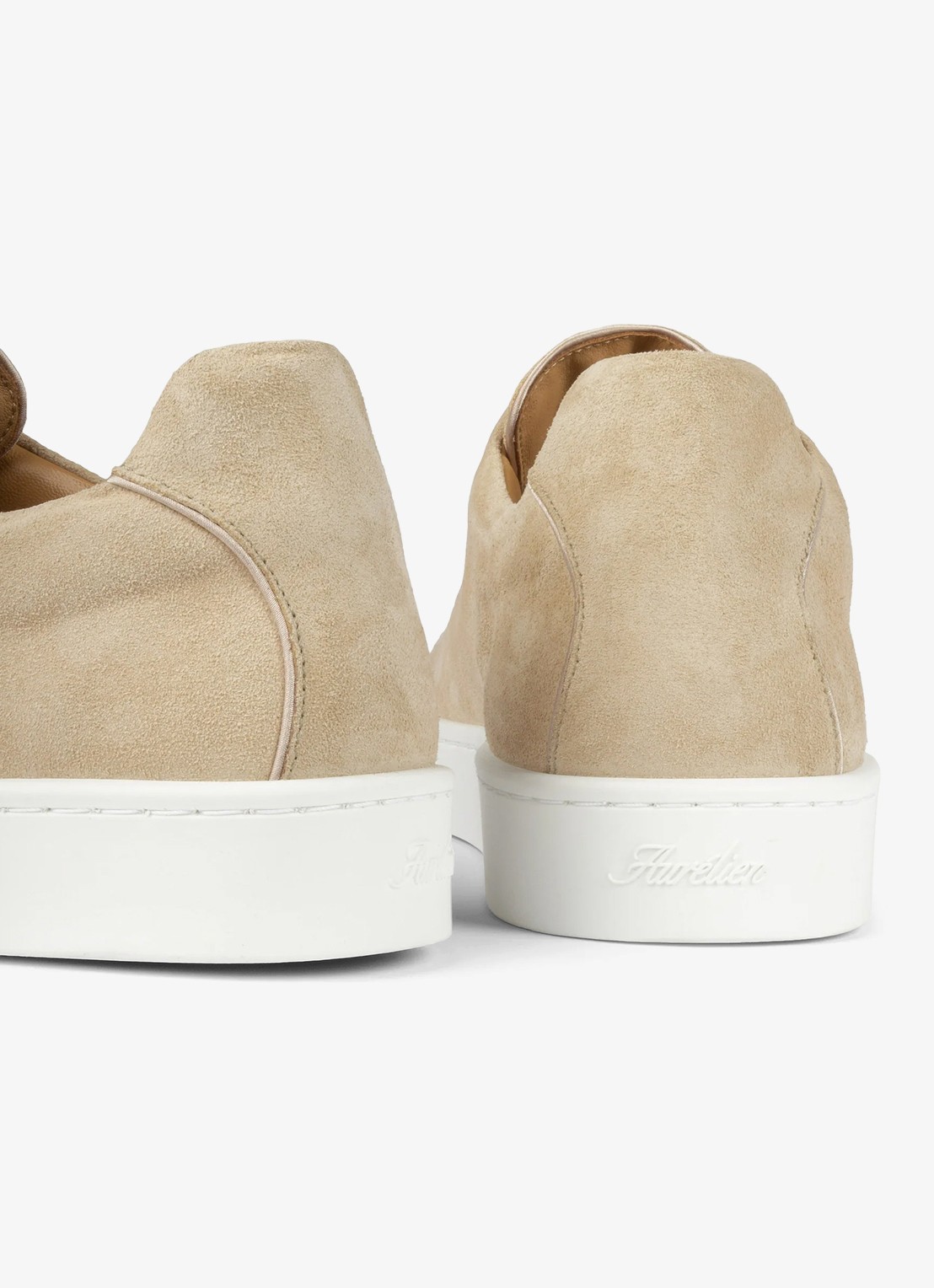 Aurélien AUR3 sneaker van suède - detail 2 beige-260 / beige
