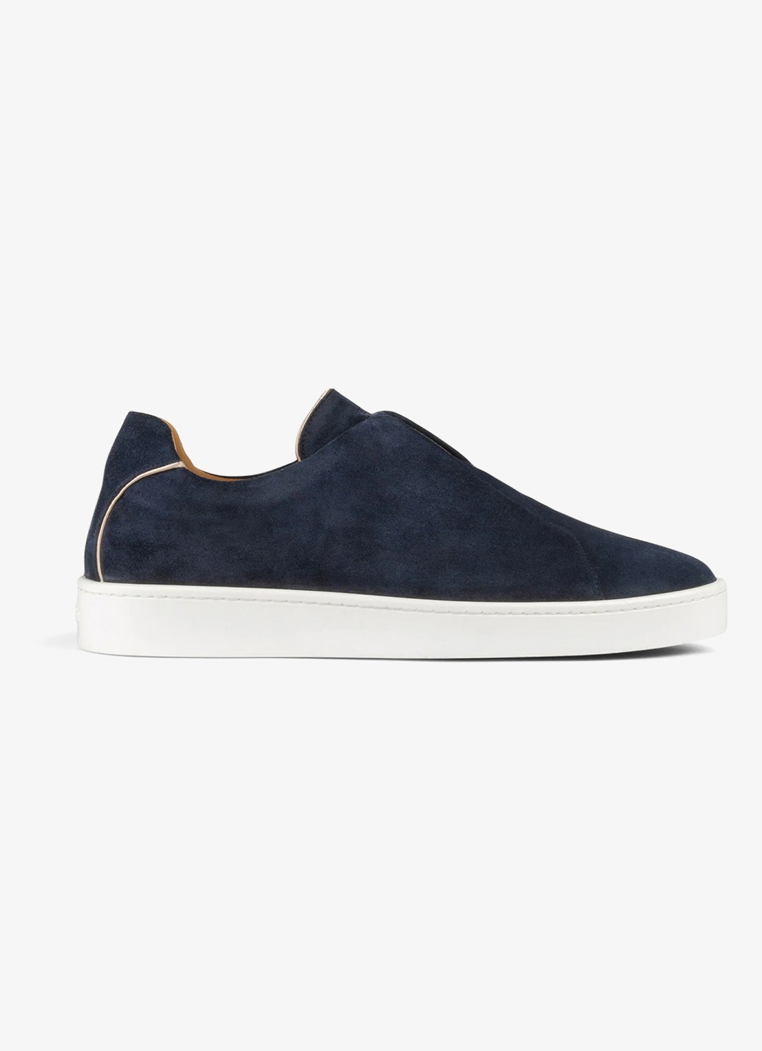 Aurélien AUR3 sneaker van suède - voorkant 3 navy-410 / blauw
