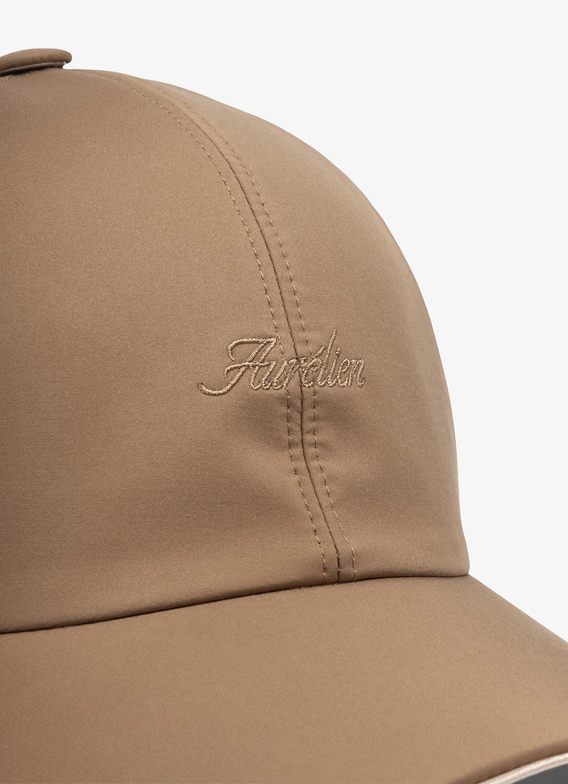Aurélien Baseball pet met logo - detail 2 caramel-261 / bruin