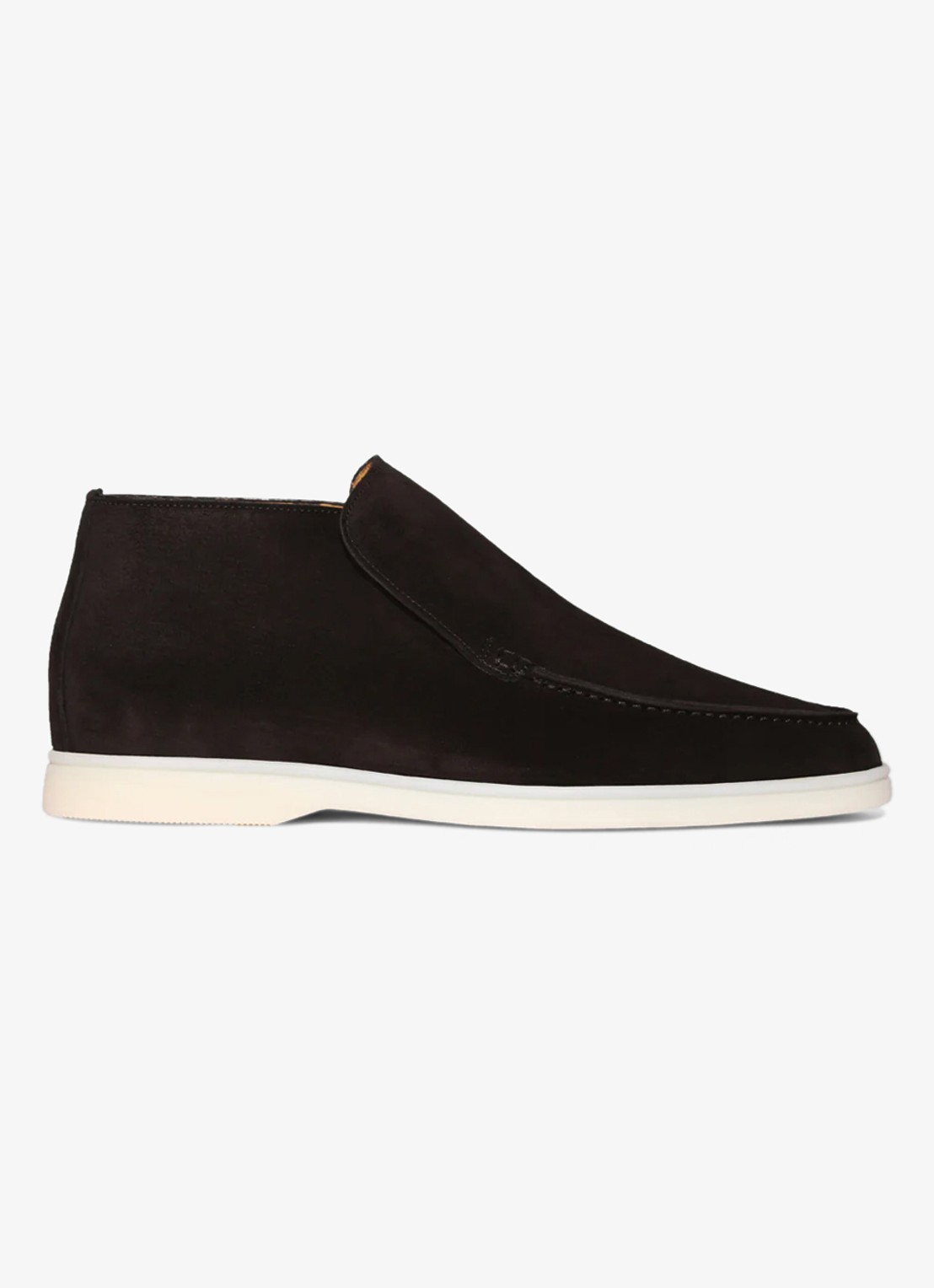 Aurélien City loafer van suède - voorkant 2 black-1 / zwart