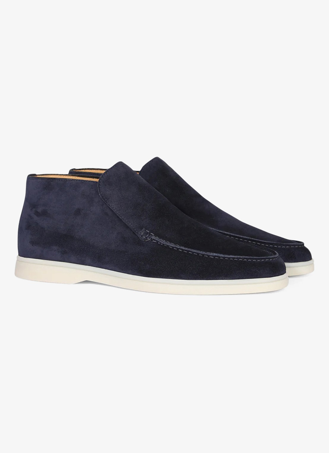 Aurélien City loafer van suède - detail 2 navy-410 / blauw