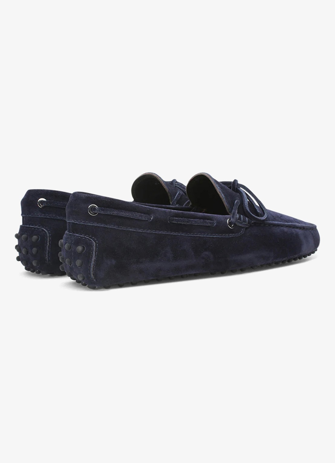 Aurélien Driving mocassins van suède - achterkant navy-410 / blauw