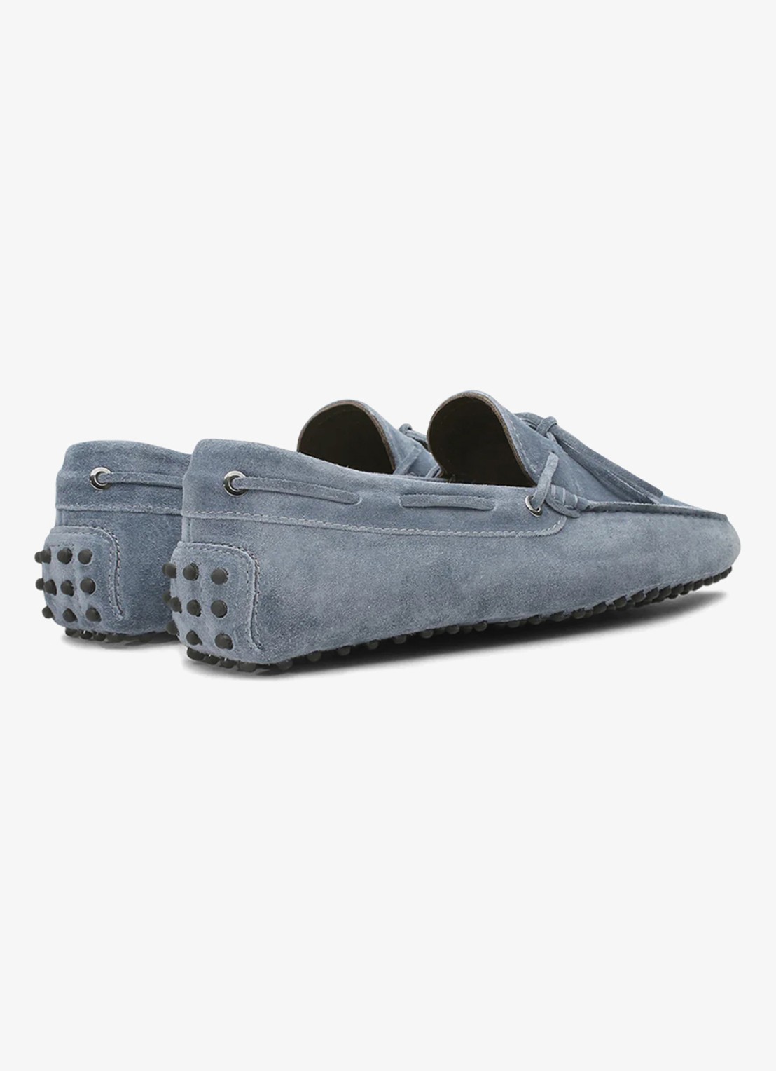 Aurélien Driving mocassins van suède - achterkant light blue-450 / blauw