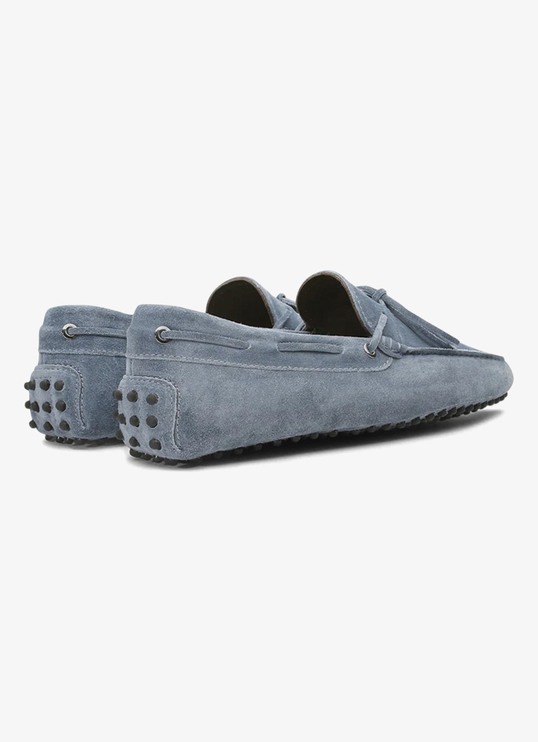 Aurélien Driving mocassins van suède - achterkant 2 light blue-450