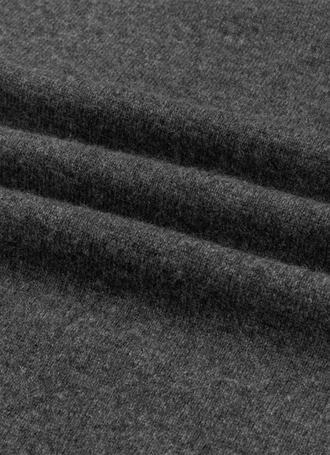 Aurélien Fijngebreid vest met capuchon - detail 5 dark grey-21