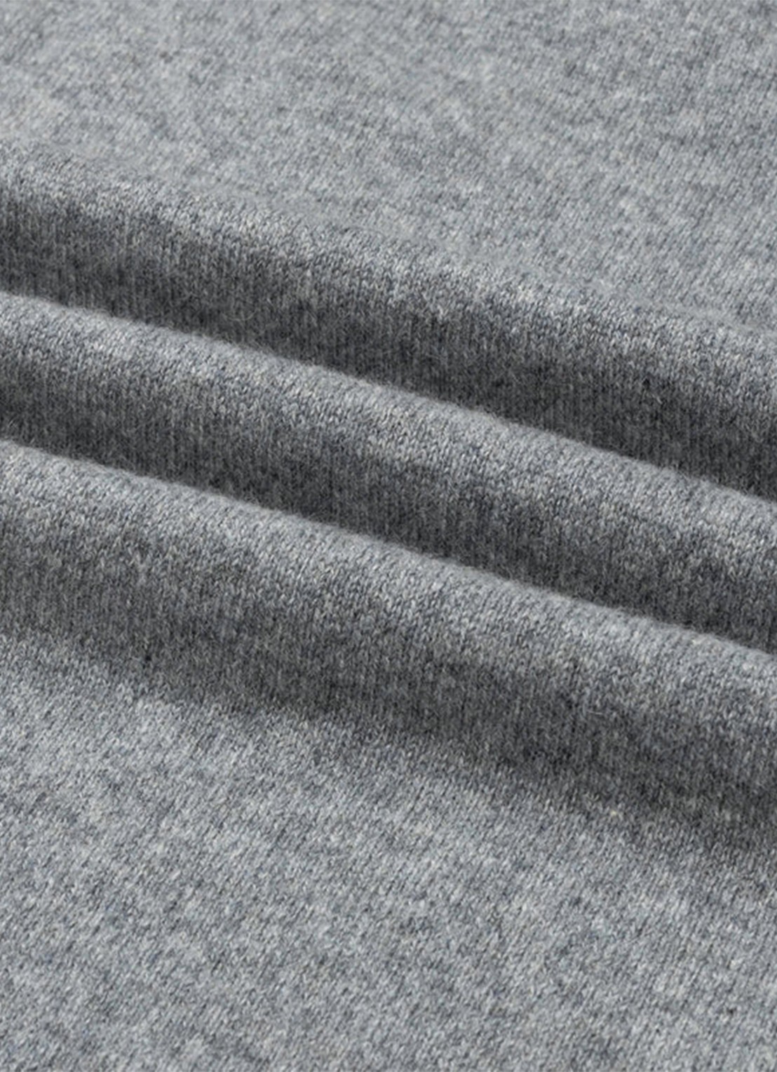 Aurélien Fijngebreid vest met capuchon - detail light grey-50